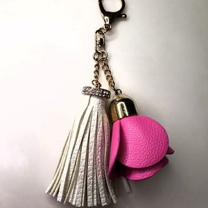 Tassle & Rose Key Chain